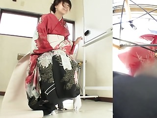 Subtitled Japanese kimono..